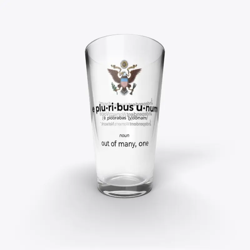 “E Pluribus Unum” Pint Glass